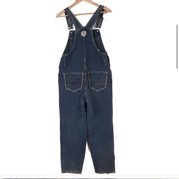 Vintage 90s Manager Denim Jean Overalls Size Small - Picture 4 of 13